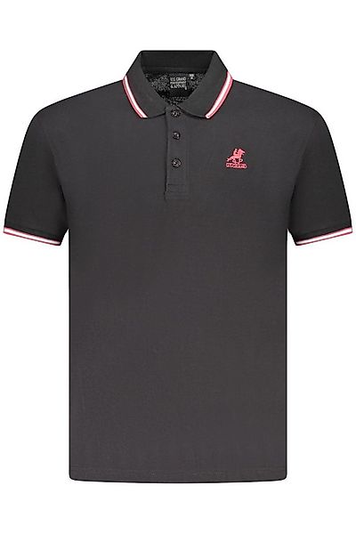 U.S. GRAND POLO Poloshirt Elegantes Schwarzes Herren Poloshirt mit günstig online kaufen
