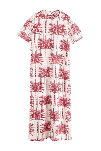 Next Maxikleid Schweres Maxi-T-Shirt-Kleid mit Flügelärmeln günstig online kaufen