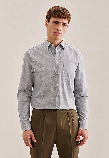 seidensticker Businesshemd Regular Regular Langarm Covered-Button-Down-Krag günstig online kaufen