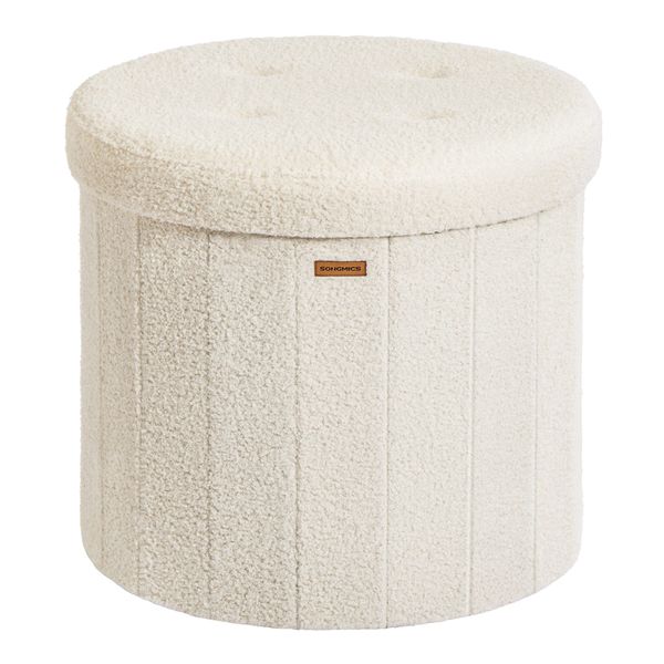 SONGMICS Sitzhocker, Hocker mit Stauraum, faltbarer günstig online kaufen