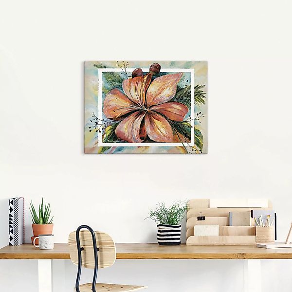 Artland Leinwandbild "Freesien Fantasie I", Blumen, (1 St.) günstig online kaufen