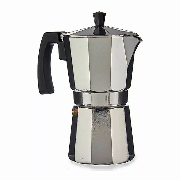 Italienische Kaffeemaschine 9 Tassen Aluminium günstig online kaufen