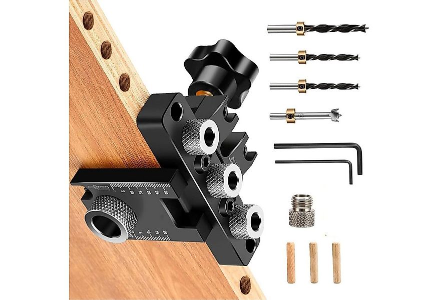 Refttenw Bohrersatz 3-in-1 Bohrschablone 8/10/15mm Bohrschablone mit Positi günstig online kaufen