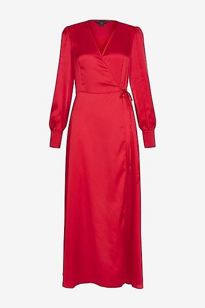Next Midikleid Emma Willis Satin-Midikleid mit Wickeldesign (1-tlg) günstig online kaufen