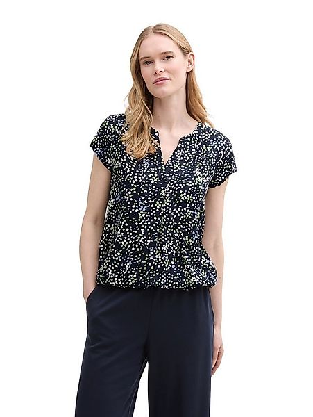 TOM TAILOR Kurzarmbluse mit grafischem Muster günstig online kaufen