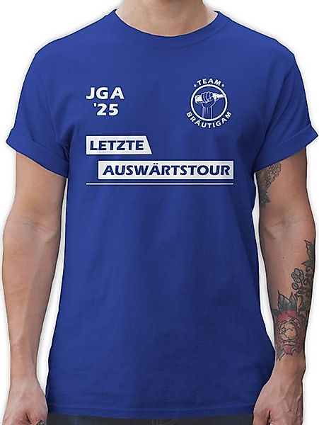 Shirtracer T-Shirt Letzte Auswärtstour Team Bräutigam JGA Männer günstig online kaufen