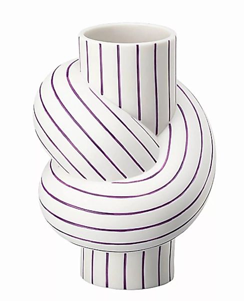 Rosenthal Vasen Node Stripes Plum Vase 11,7 cm (weiss) günstig online kaufen