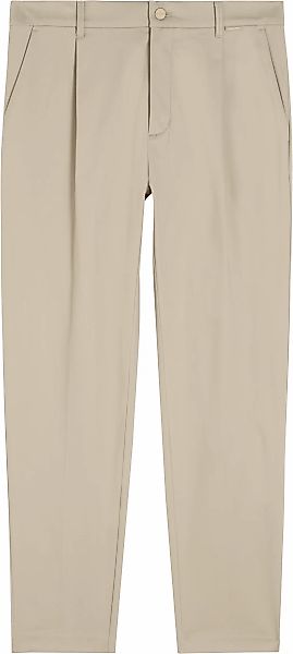 Calvin Klein Bundfaltenhose "SATEEN STRETCH TAPERED PLEAT" in Satin-Optik günstig online kaufen