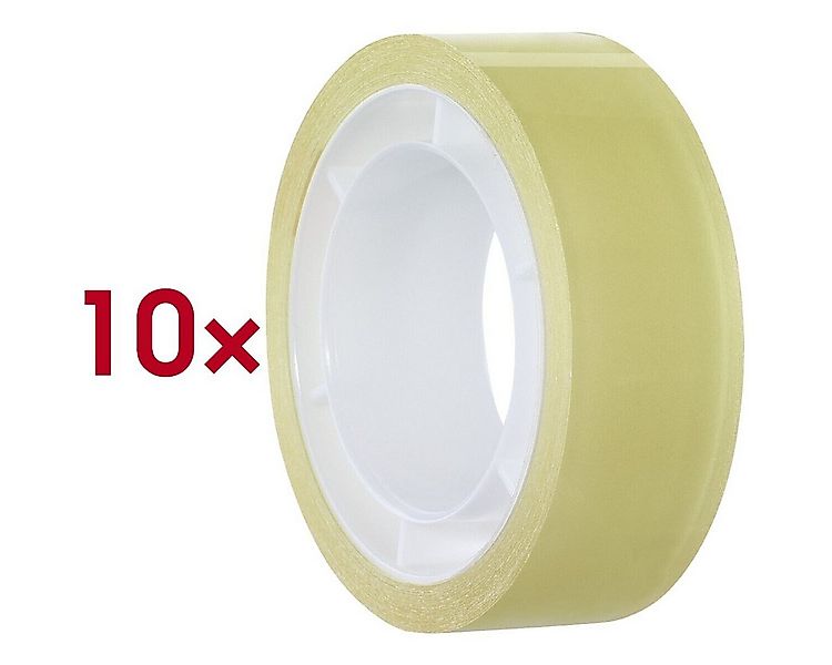 tesa Klebeband FILM (10-St) 15 mm/10 m, transparent & klebstark günstig online kaufen