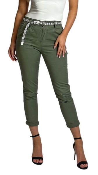 Mississhop Chinohose Damen Hose Baumwolle Hose günstig online kaufen