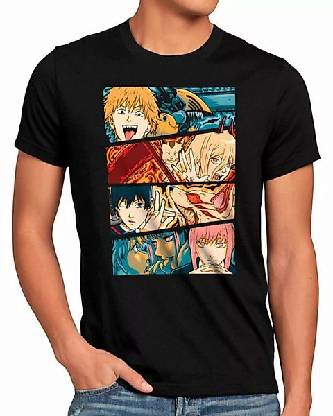 style3 Print-Shirt Herren T-Shirt Devil Hunters denji anime manga chainsaw günstig online kaufen