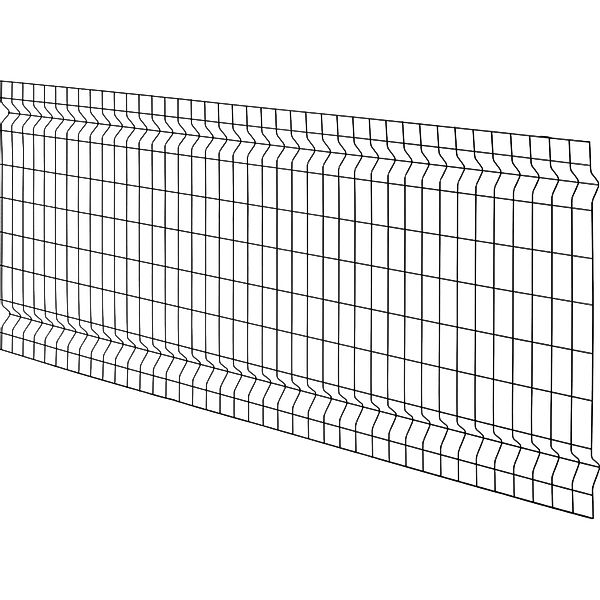 3D-Einstabmattenzaun Anthrazit 80 x 200 cm günstig online kaufen