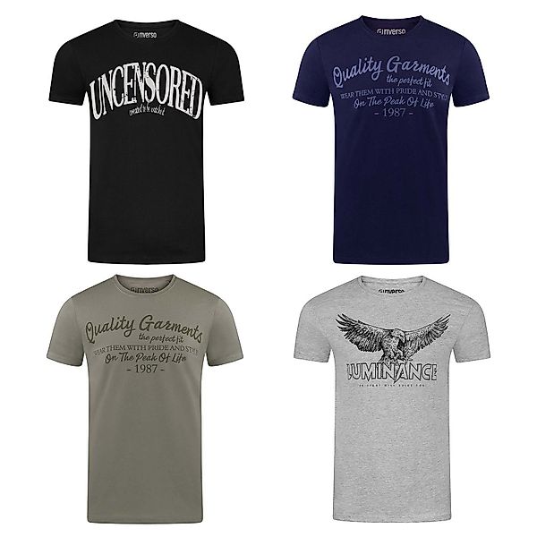 riverso T-Shirt Herren Printshirt RIVLeon Regular günstig online kaufen