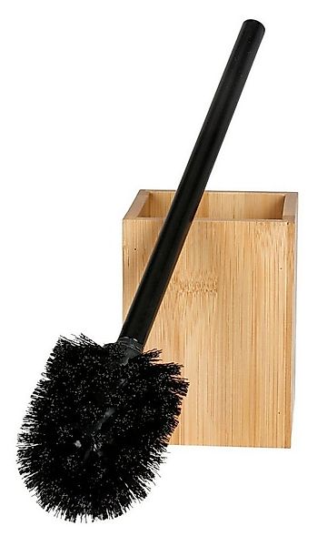 BURI WC-Garnitur Toilettenbürstenhalter aus Bambus WC-Bürste Toilettenbürst günstig online kaufen