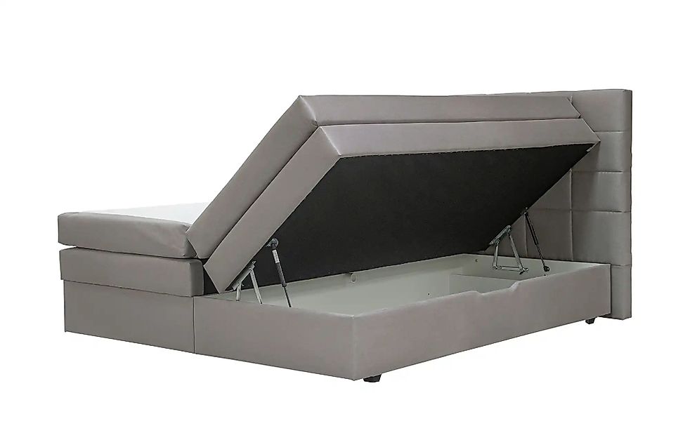 Boxspringbett  Vito ¦ grau ¦ Maße (cm): B: 193 H: 117 Betten > Boxspringbet günstig online kaufen