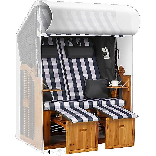 LuxusKollektion Strandkorb-Schutzhülle Strandkorbhülle 135x105x175/140cm Wa günstig online kaufen