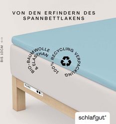 Schlafgut Spannbettlaken »PURE TOPPER in Gr. 90x200, 140x200 oder 180x200 c günstig online kaufen
