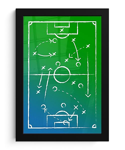 MuchoWow Poster Fußball - Taktik - günstig online kaufen