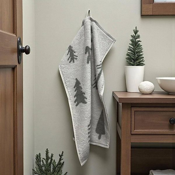 Cawö Home Gästehandtuch WINTER EDITION Tannen günstig online kaufen