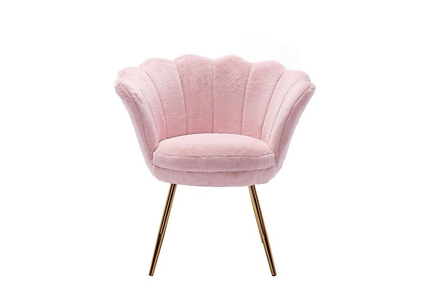 CHAIRUS Sessel Relaxsessel mit Goldfuß & Blumenform für Wohn-/Schlafzimmer günstig online kaufen