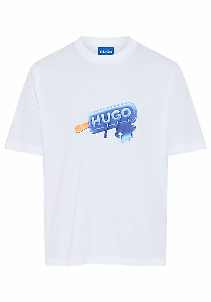 HUGO Blue T-Shirt "Noglasy" mit Rundhals, regular fit günstig online kaufen