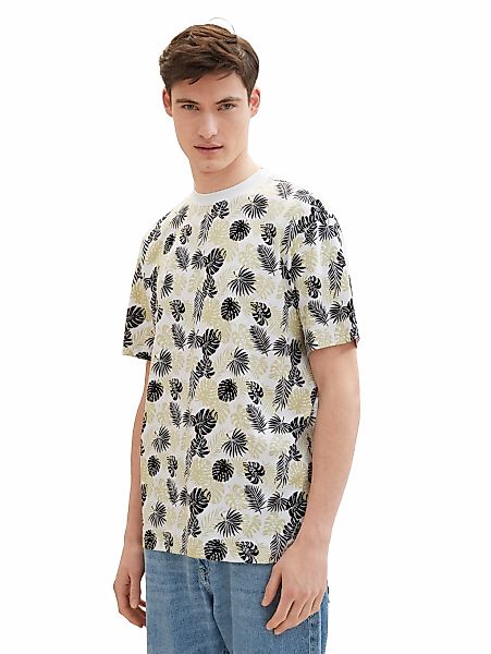 TOM TAILOR Denim Print-Shirt, mit Allover-Print günstig online kaufen