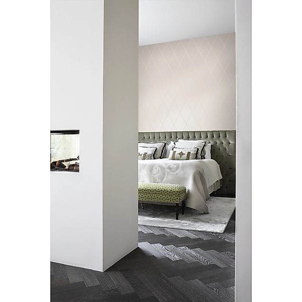 Origin Wallcoverings Tapete Karomuster Silber 53 cm x 10,05 m 345721 günstig online kaufen