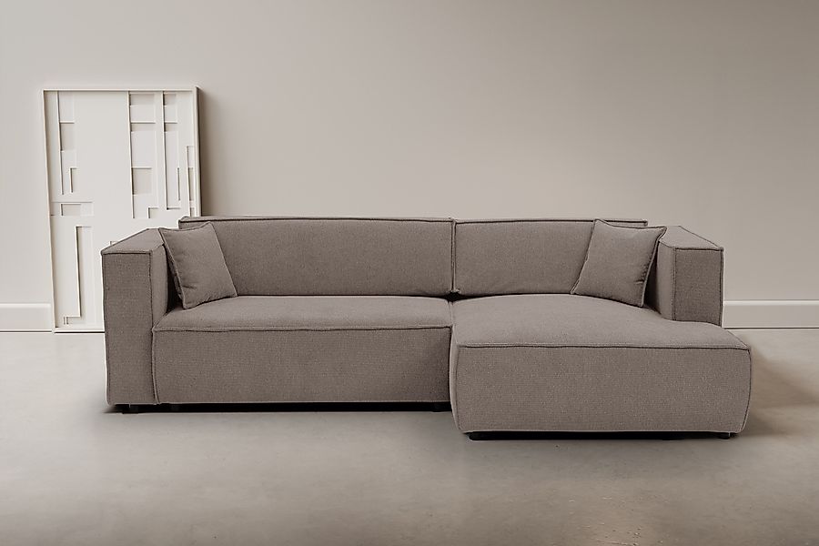 WERK2 Ecksofa Atlanta, moderne Designsprache, Stellmaße günstig online kaufen