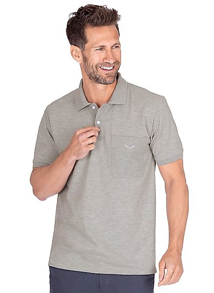 Trigema Poloshirt "TRIGEMA Polohemd mit Brusttasche" 1 Stk. tlg. günstig online kaufen