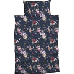 CASATEX Bettwäsche Belana Dunkelblau Satin, Satin, günstig online kaufen