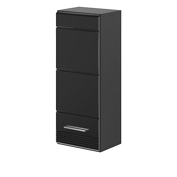 Inn.Furn Hängeschrank in Schwarz Hochglanz 30 cm Badschrank Leon günstig online kaufen