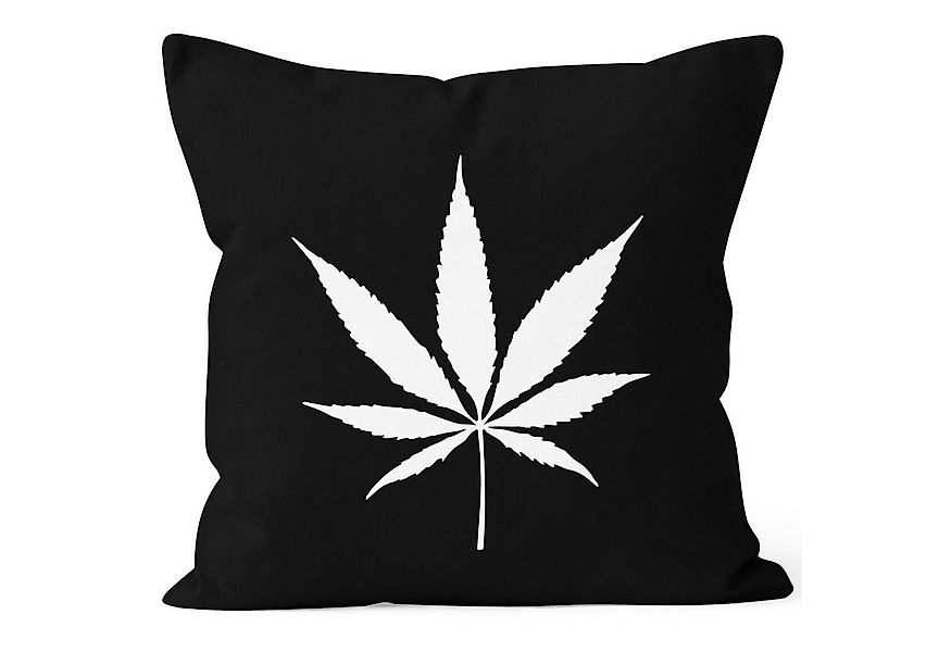 MoonWorks Dekokissen Kissenbezug 40x40 Dope Weed Hanf Blatt Marijuana Leaf günstig online kaufen