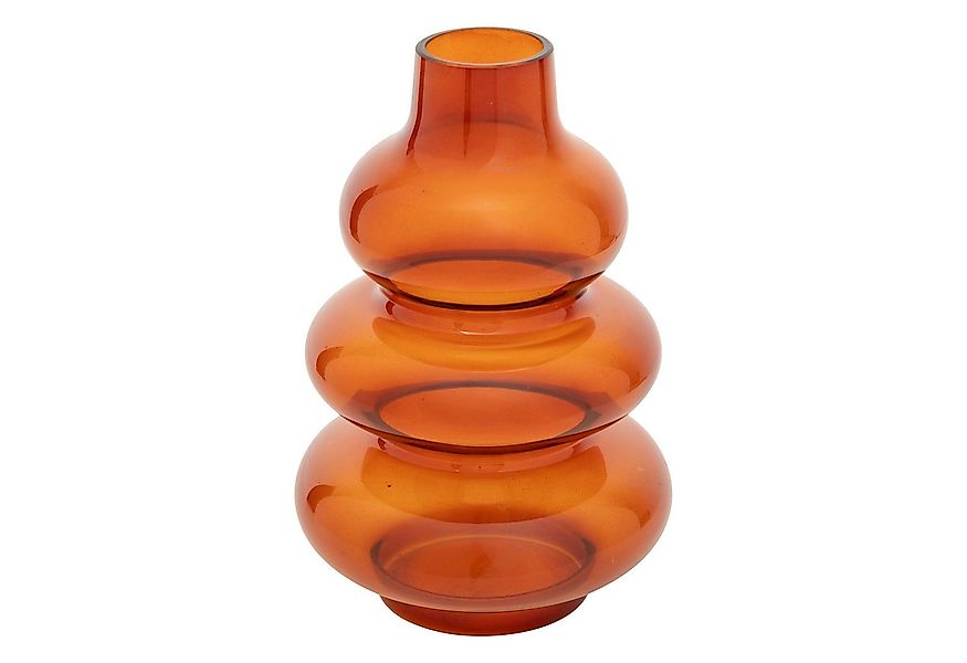 Atmosphera Créateur d'intérieur Dekovase Vase aus Glas bernsteinfarben CLOT günstig online kaufen