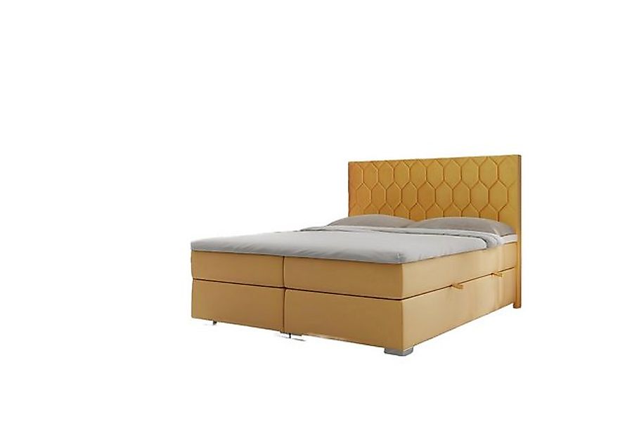 Xlmoebel Bett Hotel Doppel Luxus Boxspringbett mit Polsterung, Bettkasten u günstig online kaufen