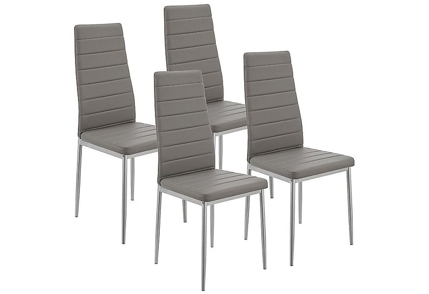 Juskys Esszimmerstuhl Loja (4 St), modern und bequem, pflegeleicht, bis 120 günstig online kaufen