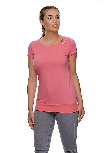 Ragwear Damen T-Shirt LESLY 2111-10021 Pink 4043 Pink günstig online kaufen