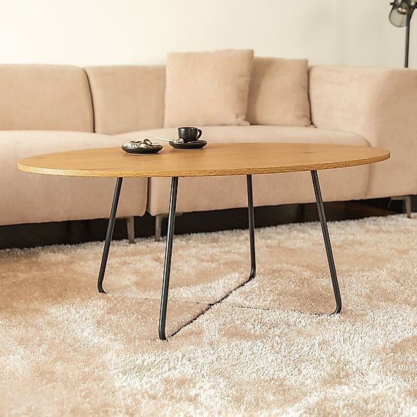 HOME DELUXE Couchtisch Oval NOVARIS, 110 günstig online kaufen