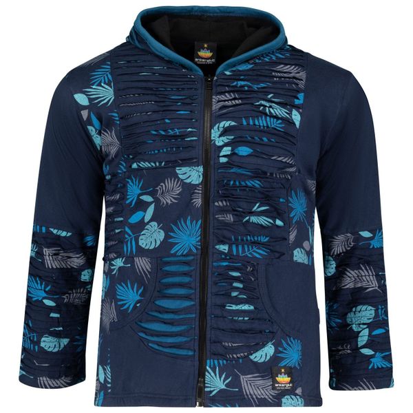 ankerglut Fleecejacke "Patchwork NUNAVUT LIGHT GRAY & NEW FLOWER POWER" günstig online kaufen