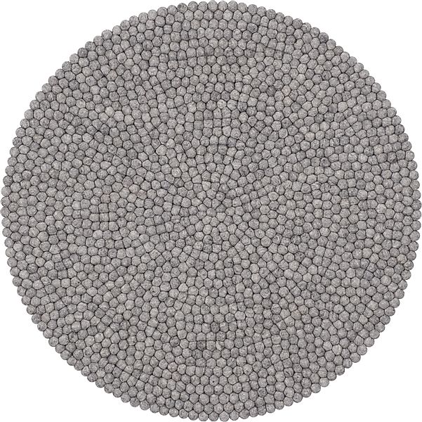 myfelt Wollteppich Carl Filzkugelteppich, 100% reine günstig online kaufen