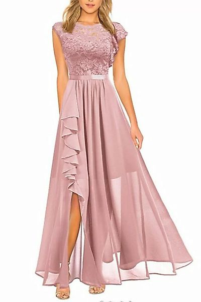 ENIX Abendkleid Cocktailkleid Damen Abendkleid mit Chiffon Spitzen,Elegant günstig online kaufen