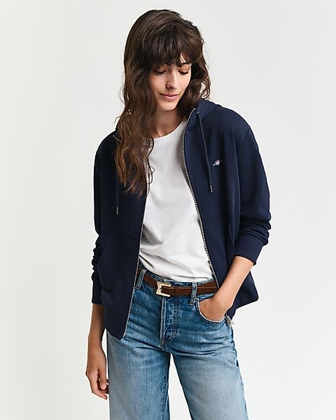 Gant Kapuzensweatjacke SHIELD ZIP HOODIE Grafische günstig online kaufen