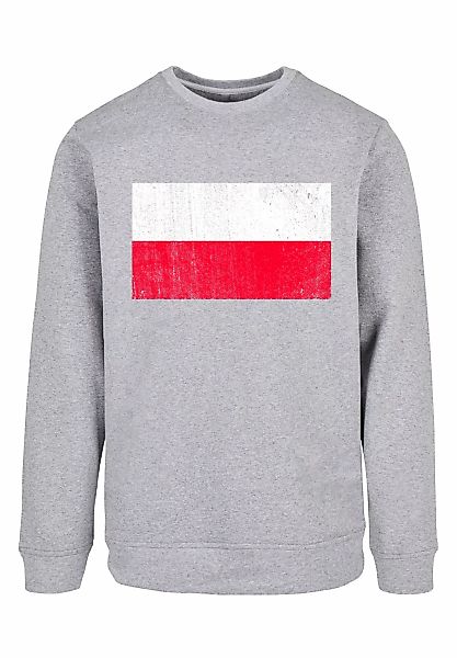 F4NT4STIC Kapuzenpullover "Poland Polen Flagge distressed", Print günstig online kaufen