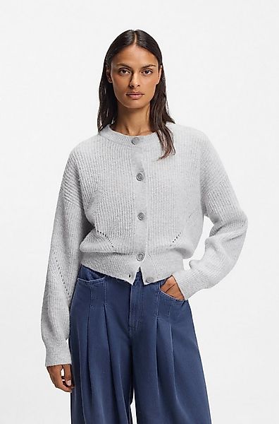 BOSS ORANGE Cardigan Fernard Premium Damenmode im Wollmix, Rundhals günstig online kaufen