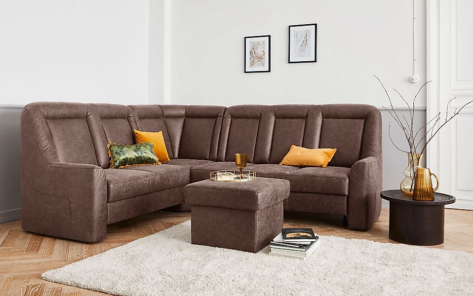 sit&more Ecksofa "Melissa L-Form", klassisches Polsterprogramm, wahlweise B günstig online kaufen