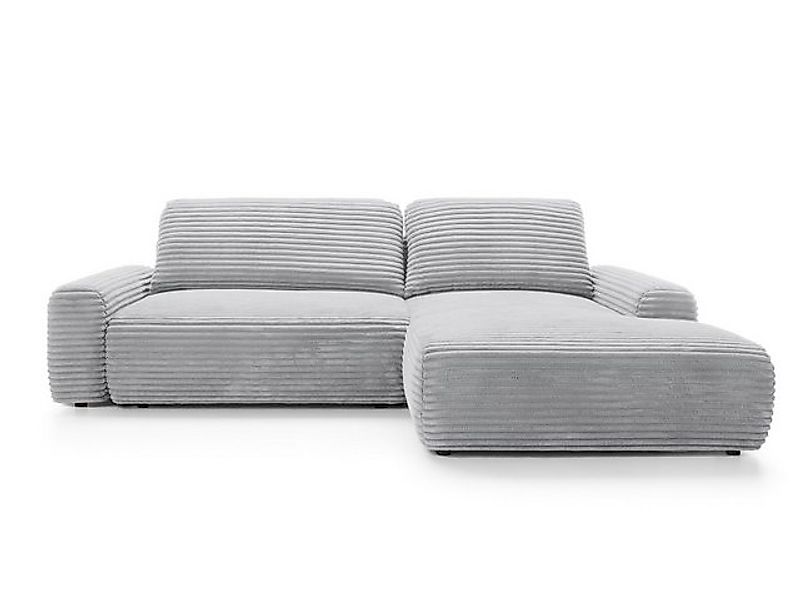 Goldstoff Ecksofa MOUNIR 270 cm, L-Form Schlafsofa mit Schlaffunktion und B günstig online kaufen