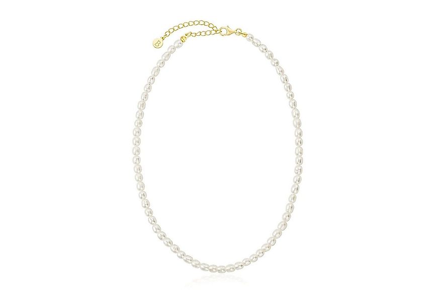 Brandlinger Perlenkette Halskette Honolulu, Silber 925 vergoldet, Süßwasser günstig online kaufen