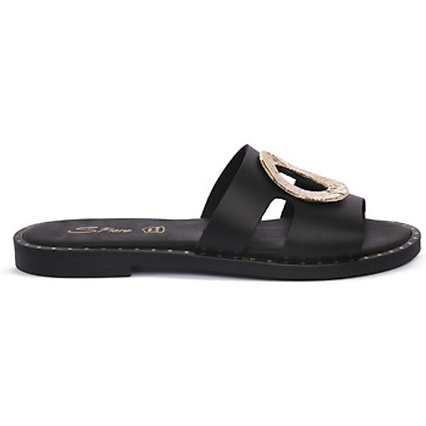 S.piero  Pantoffeln BLK LEATHER günstig online kaufen