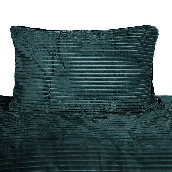 COFI 1453 Bettwäsche Plüsch Bettwäsche in Cord-Optik Wendebettwäsche mit Re günstig online kaufen