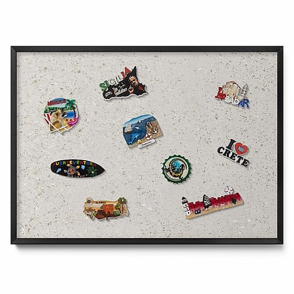 Tulup Magnettafel Wand-Magnettafel für Reisesouvenirs Hellstein Gres 70x50 günstig online kaufen