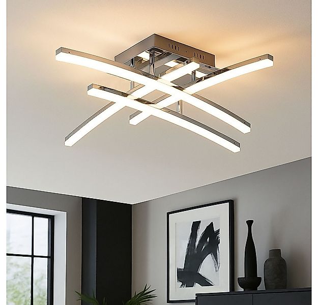 EGLO LED Deckenleuchte, LED-Leuchtmittel fest verbaut, Warmweiß, Deckenlamp günstig online kaufen